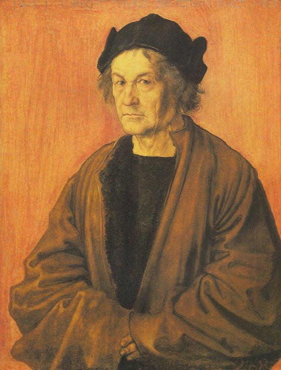 Albrecht Durer The Painter's Father_l Sweden oil painting art